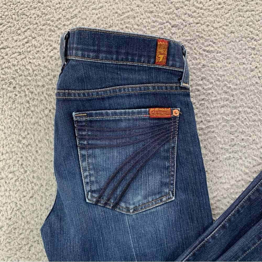 7 For All Mankind Jeans Women's DOJO Flare Legs Made in USA Denim  -  Size: 29